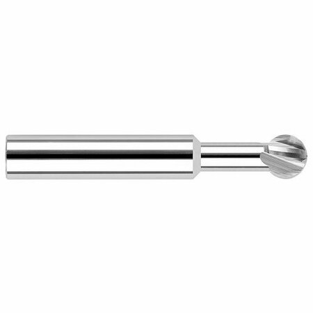 HARVEY TOOL 0.75in. 3/4 Cutter dia x 1.00in. 1 Neck Length x 270° Carbide Undercutting End Mill, 4 Flutes 39748